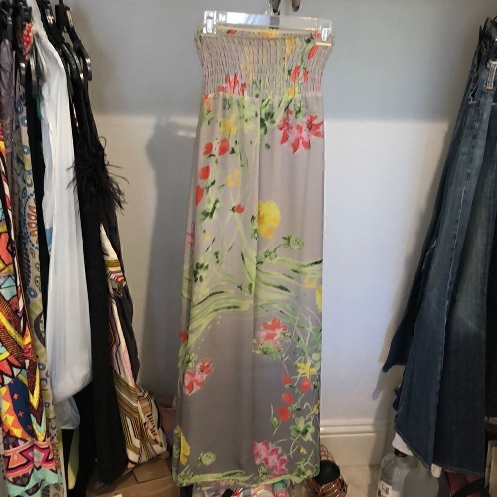 Old Navy floral maxi dress sz XS